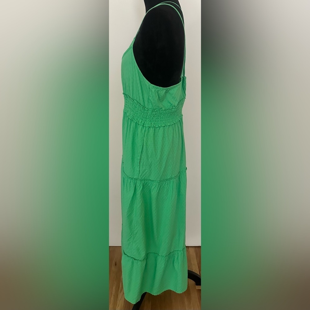 Universal Thread Spaghetti Strap Green Maxi Dress… - image 7